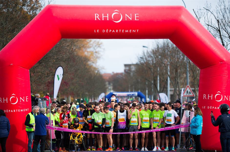 Depart 13Km du Rhone Marathon du Beaujolais