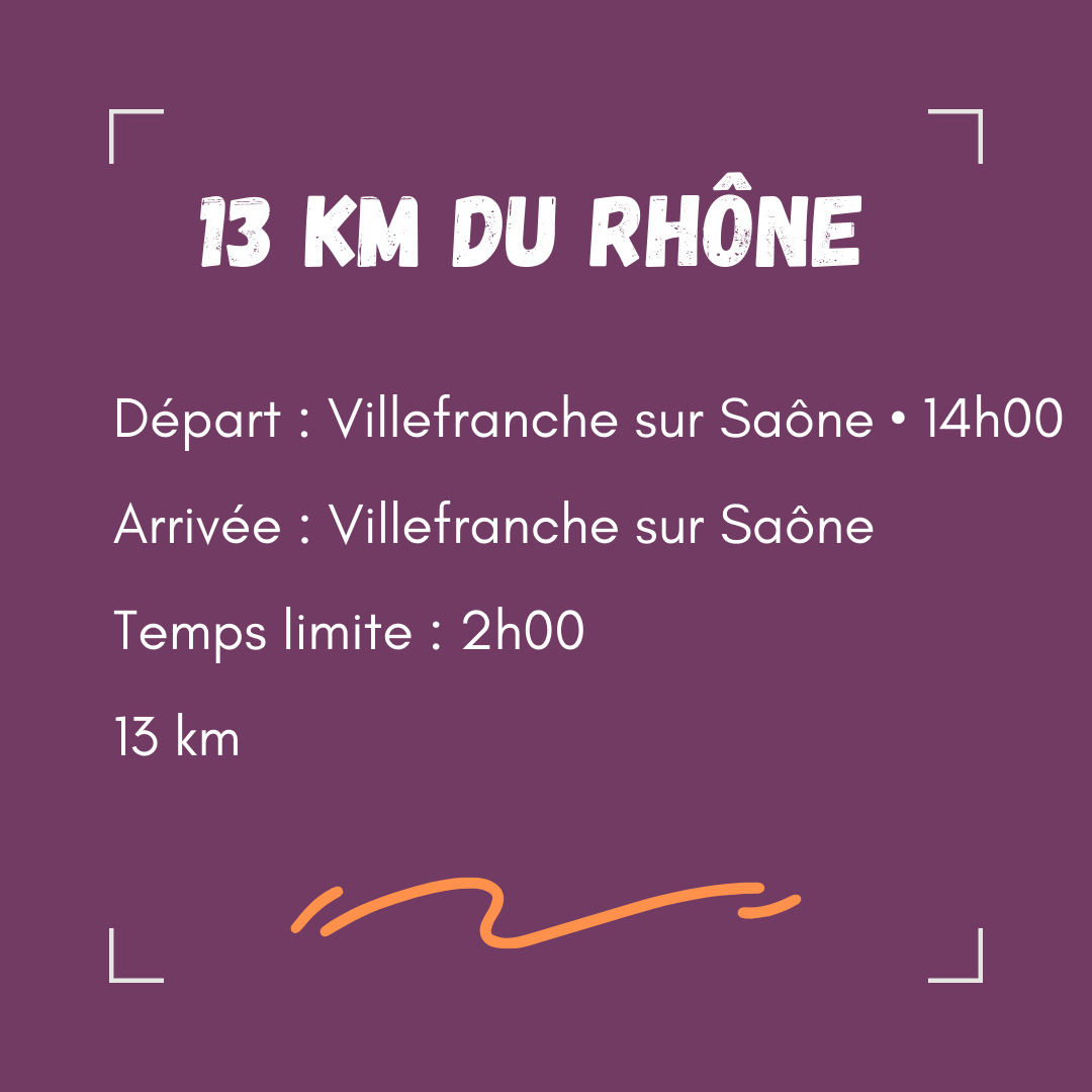 Départ Fleurie 9h00 Arrivée Villefranche sur Saône Temps limite 7h00 42.195 km (29)