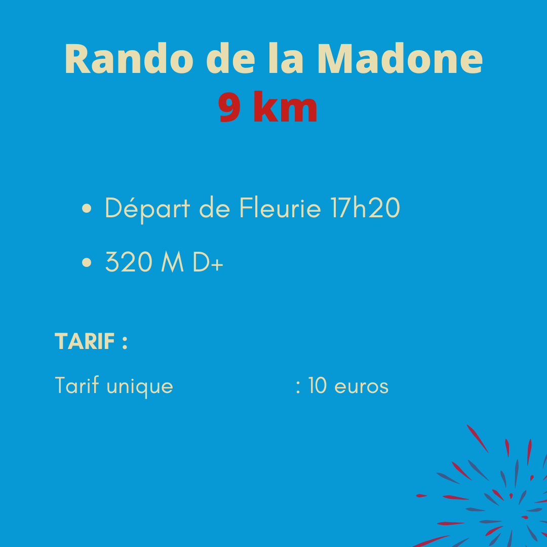 Départ Fleurie 9h00 Arrivée Villefranche sur Saône Temps limite 7h00 42.195 km (31)