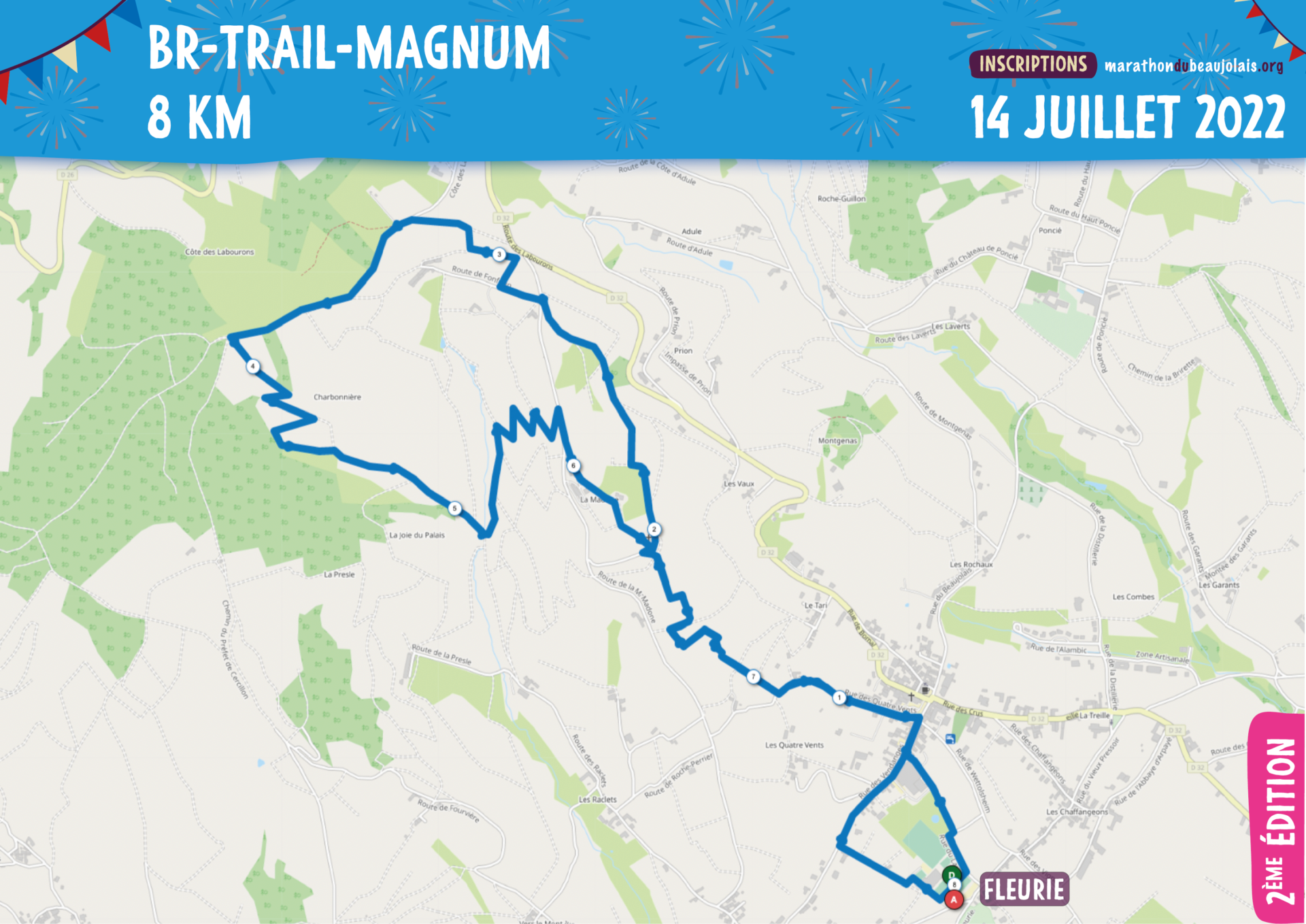 BRTRAIL22 MAGNUM Parcours BRTRAIL22 MAGNUM Parcours