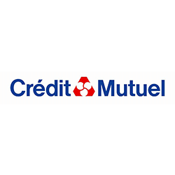 Logo credit mutuel une