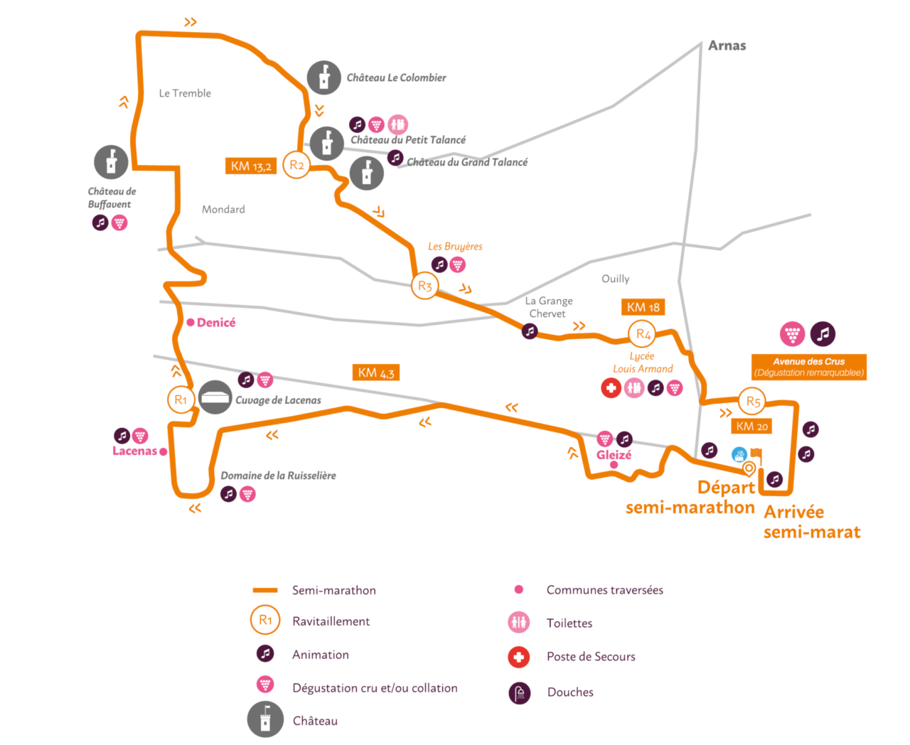 The marathon of the International Beaujolais Marathon