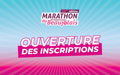 Ouverture des inscriptions !