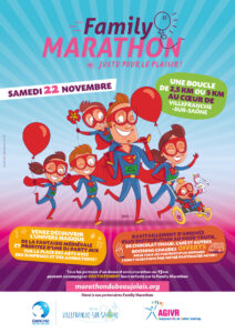 AFFICHE A3 FAMILY MARATHON VERSION DIGITALE 2 PARTENAIRES CSV13957