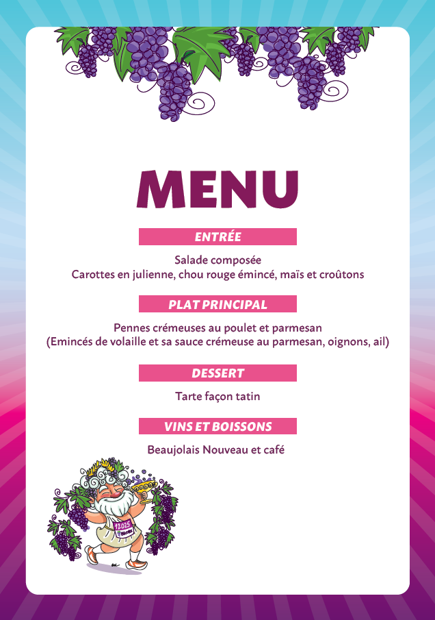 Menu Magic Pasta Party