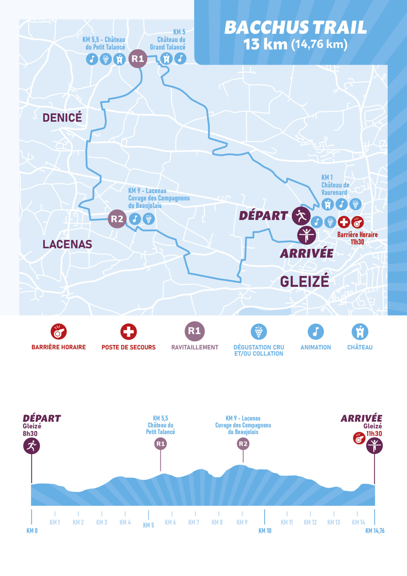 Plan JPEG Bacchus Trail 13km Plan Bacchus Trail 13km