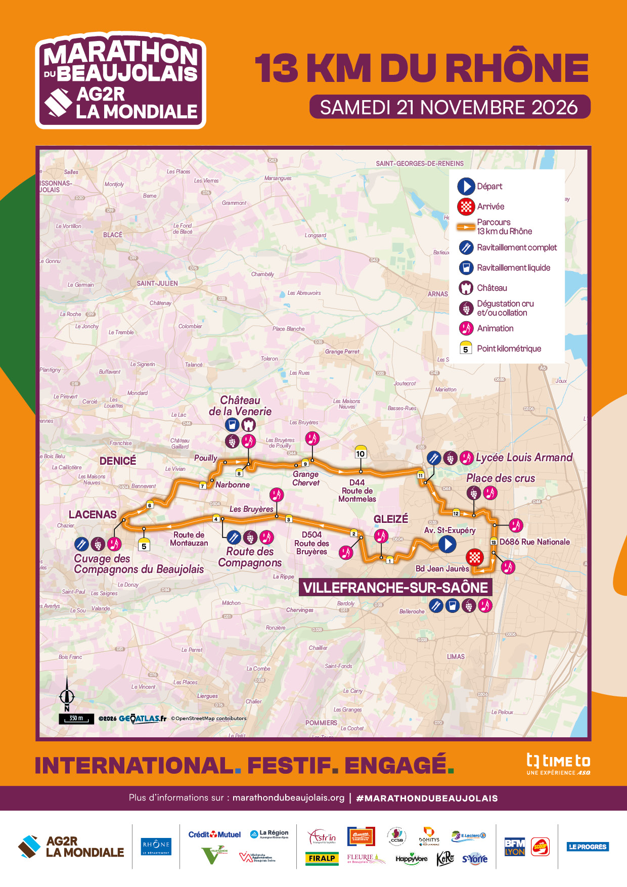 MDB26 HABILLAGE PARCOURS A4 13KM RHONE MDB26 HABILLAGE PARCOURS A4 13KM RHONE
